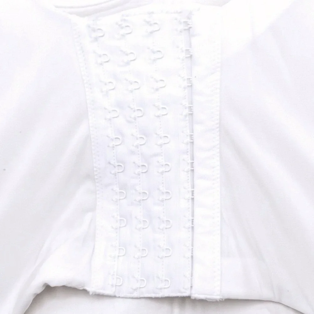 Felina Strapless Corset Top Women 34B White Bridal Wedding Minimalist Bustier